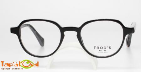 Frod's lunetterie FR0614 coloris 010 - Monture acétate de fabrication française